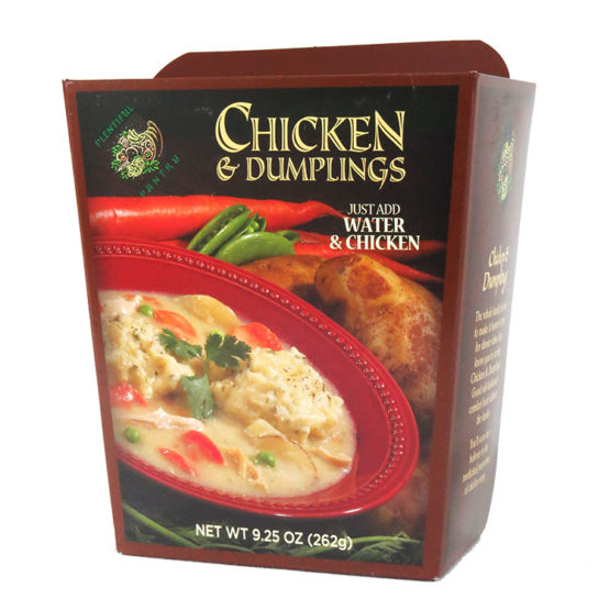 Plentiful Pantry Chicken and Dumpling Soup, Plentiful Pantry, Pasta Partners, Chidester Farms, Z'Pasta, Gourmet Food Group, Intermountain Specialty Food Group