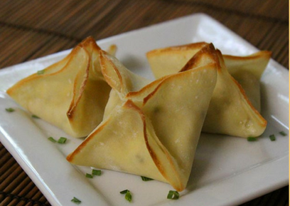 Crab and Cream Cheese Wontons